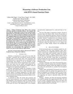 Measuring a Software Production Line with IFPUG