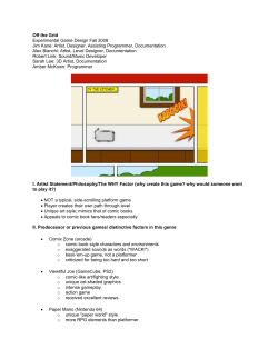 The Game Design Document []