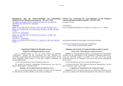 Handelsvertretergesetz &ndash; HVertrG 1993