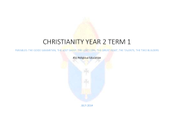 Lesson Plan Template - The Diocese of Canterbury