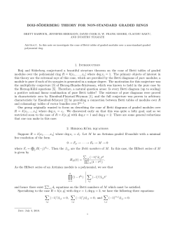 BOIJ-S&uml;ODERBERG THEORY FOR NON