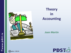 Accounting Theory Powerpoint