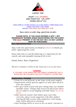 Neath Valley Triathlon Glyn Neath Pool SA11 5HW Sunday Sept.23