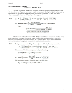 ELECTRIC FIELDS - HCC Learning Web
