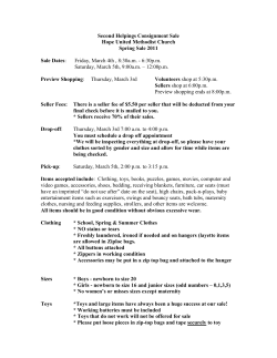 Second Helpings Consignment Sale