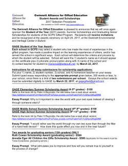 DOWNLOAD Student Awards and Scholarships HERE