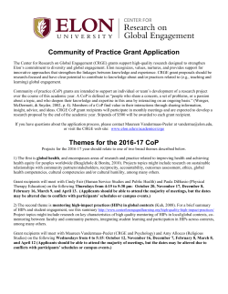 Community Practice Grant