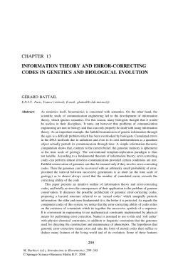 chapter 13 information theory and error