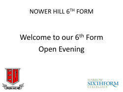 nower hill 6th form - Nower Hill High School