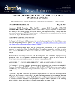 Open Filing - Canadian Securities Exchange