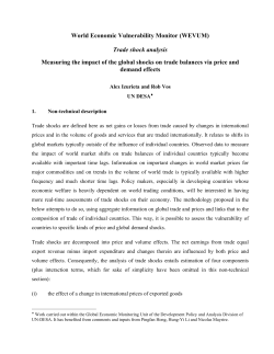 Global Vulnerability to Trade Shocks