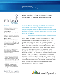 Metia CEP Water Distribution Start