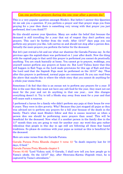 5. Can one perform prayers during the one year after a person dies?