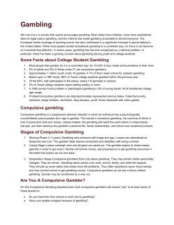 Gambling - Tell us your Trinity stories!