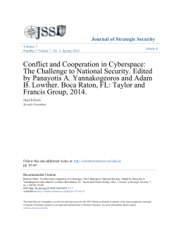 Conflict and Cooperation in Cyberspace: The