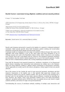 COMPUTATIONAL MECHANICS (Abstracts)
