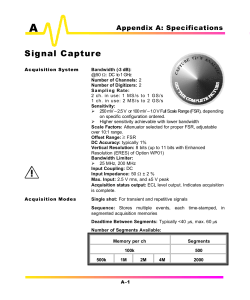 LSA1000 Signalyst Operator`s Manual