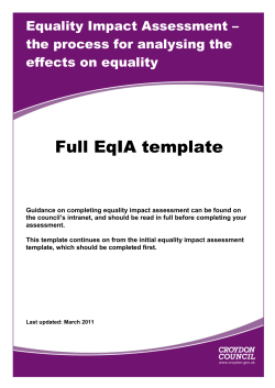 Croydon Employment Support Service for People with Disabilities