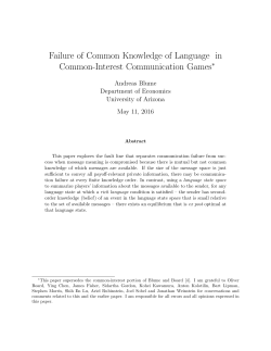 Failure of Common Knowledge of Language in Common