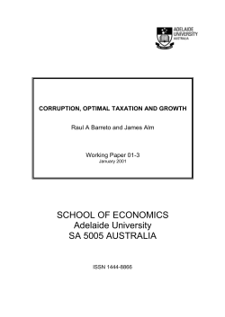 Corruption, Optimal Taxation and Growth