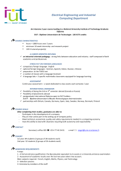 Electrical Engineering and Industrial Computing Department