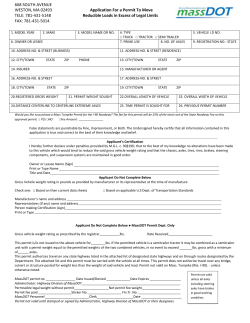668 SOUTH AVENUE WESTON, MA 02493 Application