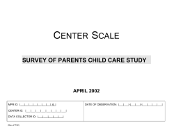 center scale - Fragile Families and Child Wellbeing Study