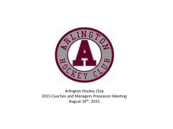 AHC Coaches Meeting Slide Deck