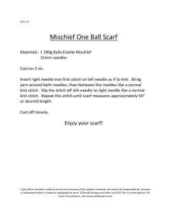 Mischief One Ball Scarf