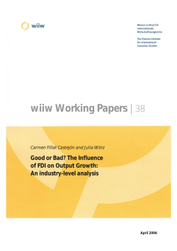 Good or Bad? The Influence of FDI on Output Growth