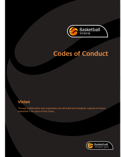 Codes of Conduct - Frankston Basketball