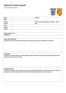 Hunts FA Youth Council Application Formv2