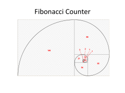 171 Student design project = Fibonacci Counter