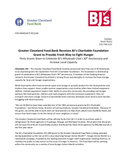 File - Greater Cleveland Food Bank