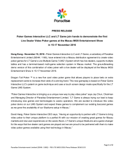 Poker Games Interactive LLC and LT