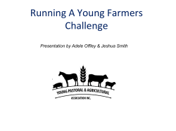 Running A Young Farmers Challenge