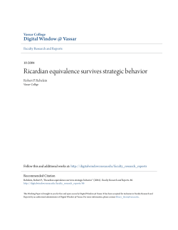 Ricardian equivalence survives strategic behavior