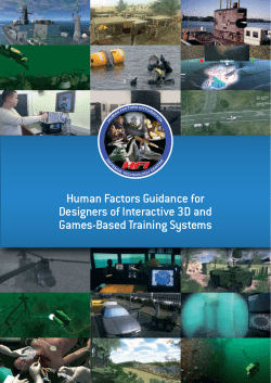Human Factors Guidance for Designers of Interactive 3D and