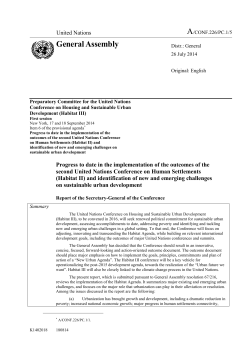 Habitat II - UN