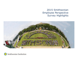 2015 Smithsonian Employee Perspective Survey Highlights
