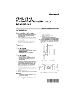 62-0197-04_A VBN2, VBN3 Control Ball Valve/Actuator Assemblies