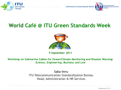 Goals for this World Caf&eacute;