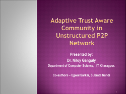 Adaptive Trust Aware Community in Unstructured P2P Network