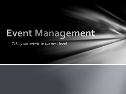 Event Management