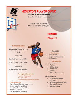 Lunch at noon (not provided)