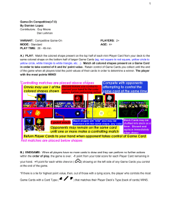 Game-On Competitive(v7.0) By Damien Lopez ​PLAYERS:​ 2+