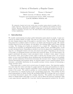 A Survey of Stochastic &omega;-Regular Games