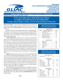 GVSU and Findlay Men`s Basketball Teams