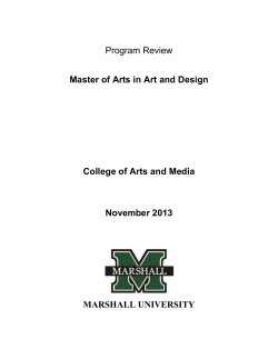 Program Review - Marshall University