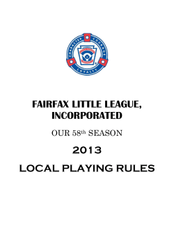 3. modifications to game playing rules